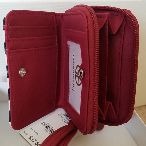 GIANIBERNINI WALLET TRIPE RED - Picture 4 of 6